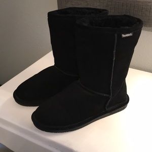 BearPaw Women’s Emma Tall Boots, Black, Size 10